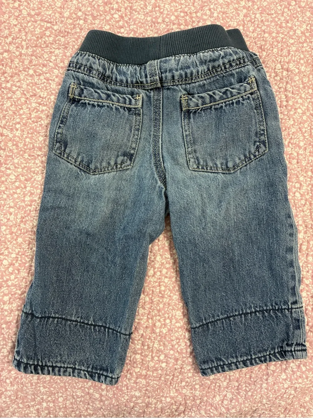 OshKosh B'gosh Navy Waistband Washed Blue Denim